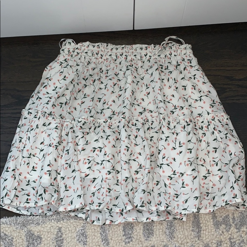 PRINCESS POLLY FLORAL MINI FLOWY SKIRT